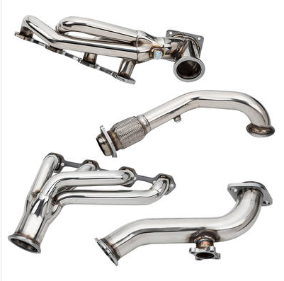 EH-048 79-93 Mustang 5.0 V8 Stainless T4 Racing Turbo Manifold Exhaust Header